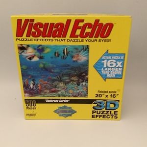 Visual Echo 500 piece 3D Puzzle Effects "Undersea Garden" by Hobbico Inc.